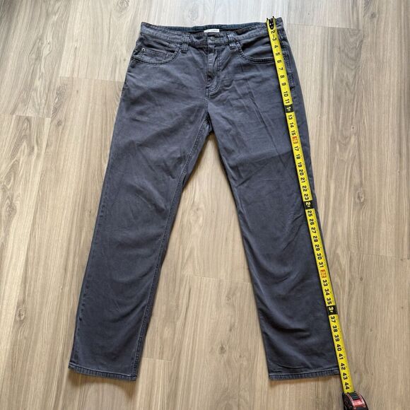 Carbon 2 Cobalt Men's Gray Jeans Size 36x32 Straight 5 Pocket 100% Cotton EUC - Picture 5 of 9